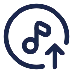 Upload Track SVG Icon